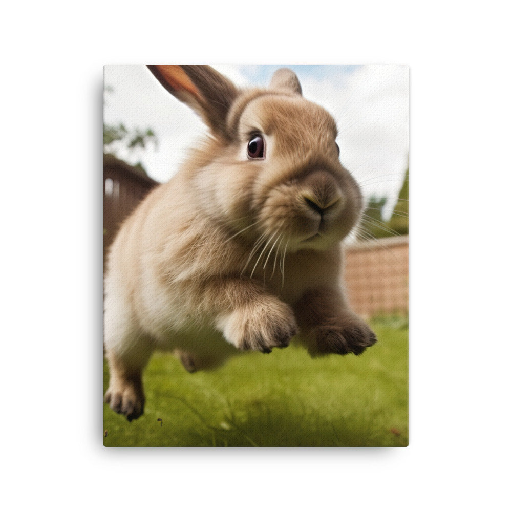 Holland Lop Canvas - PosterfyAI.com
