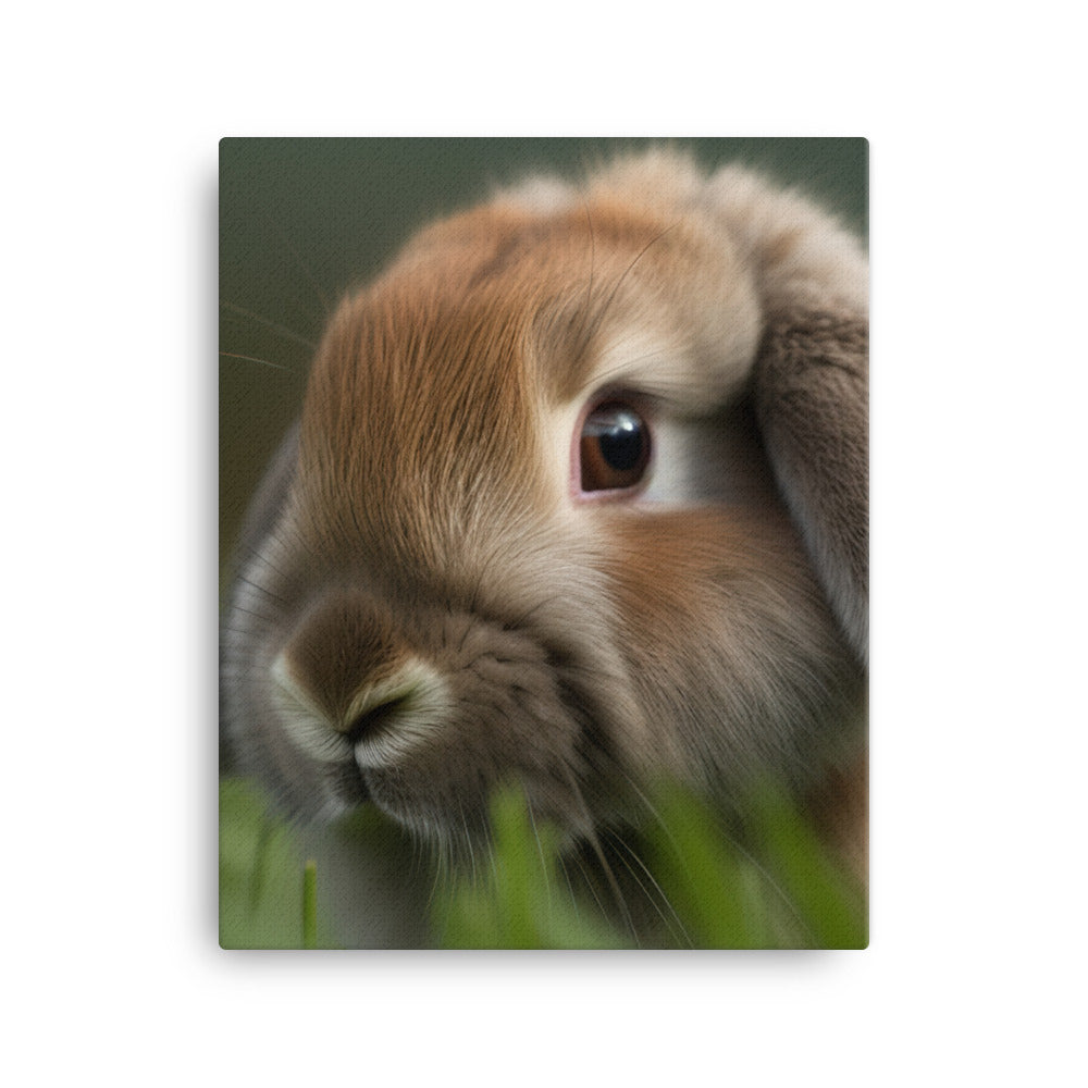 Holland Lop Canvas - PosterfyAI.com