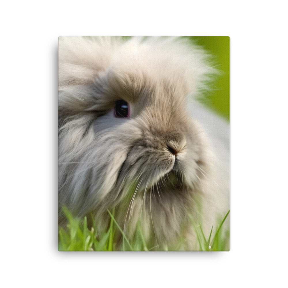 Fluffy American Fuzzy Lop Canvas - PosterfyAI.com