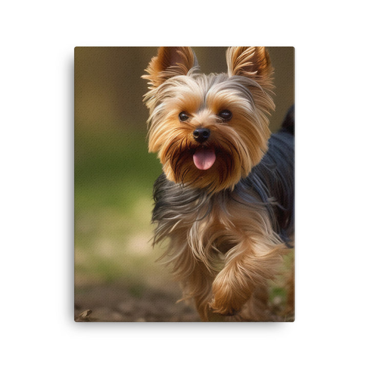Yorkshire Terrier on-the-Go Canvas - PosterfyAI.com