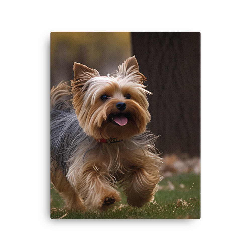 Yorkshire Terrier on-the-Go Canvas - PosterfyAI.com