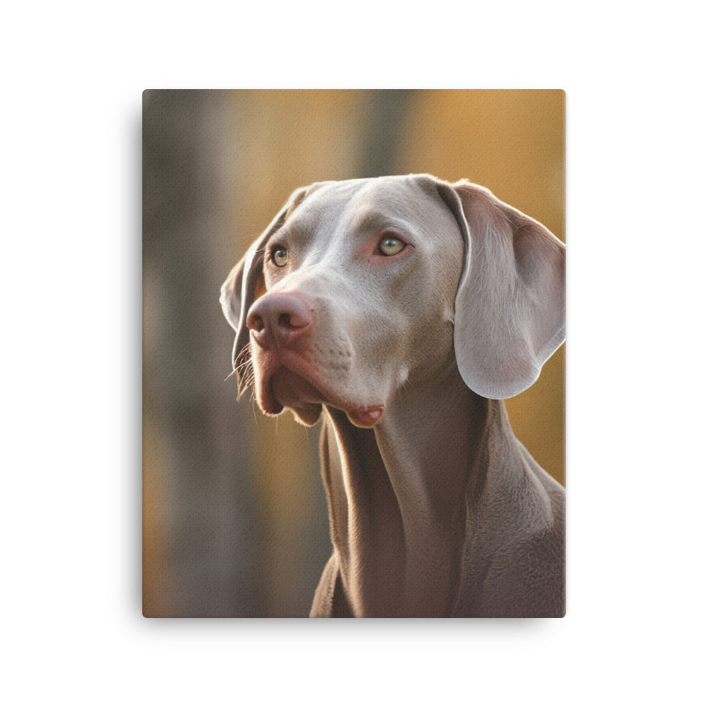 Weimaraner in Nature Canvas - PosterfyAI.com