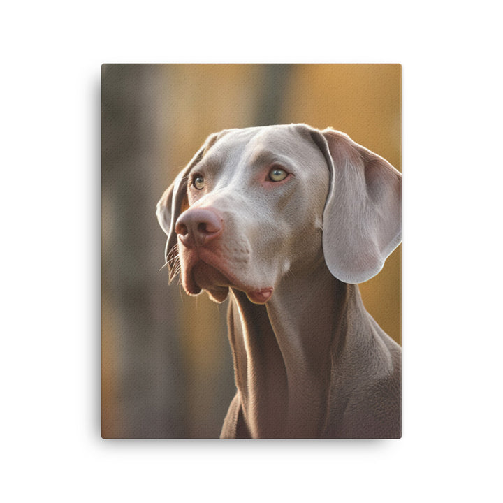 Weimaraner in Nature Canvas - PosterfyAI.com