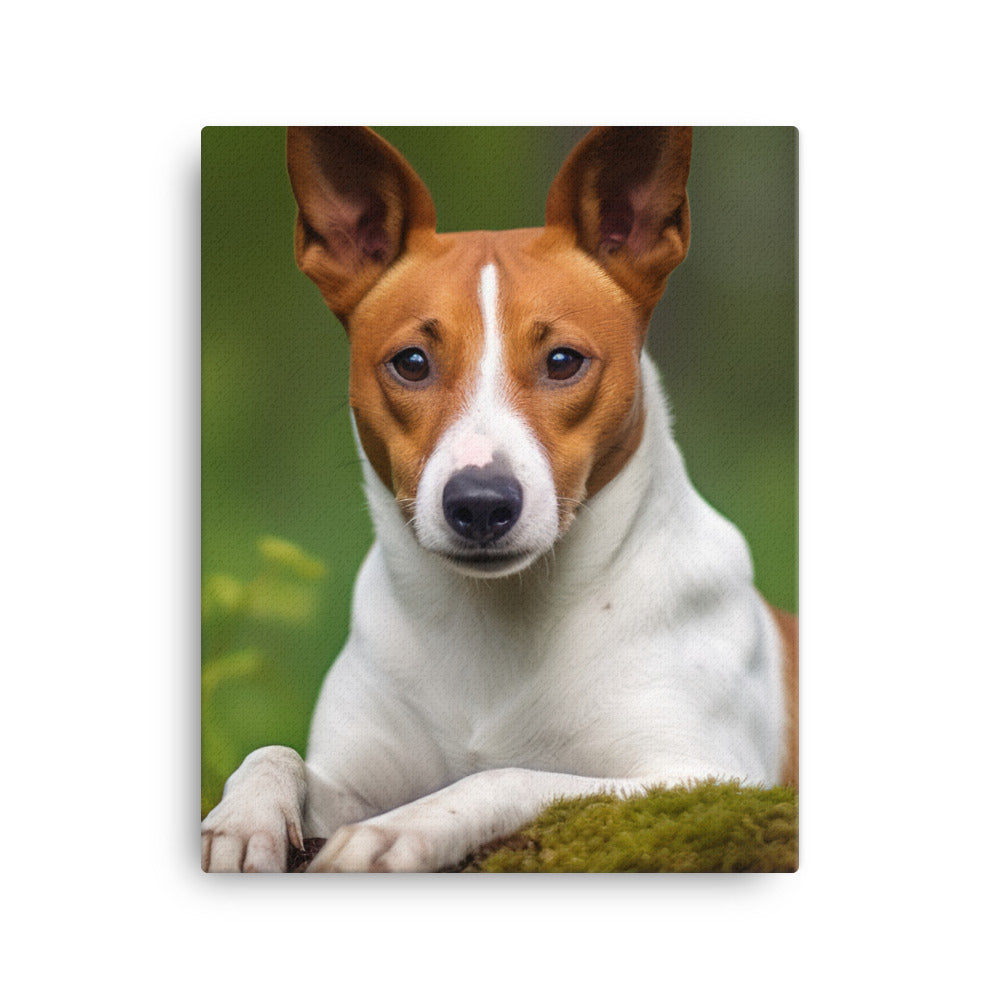 Relaxing Basenji Canvas - PosterfyAI.com