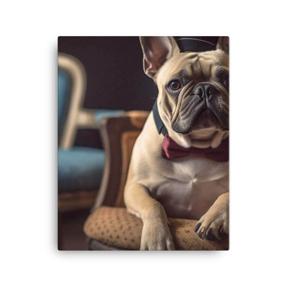 French Bulldog Canvas - PosterfyAI.com
