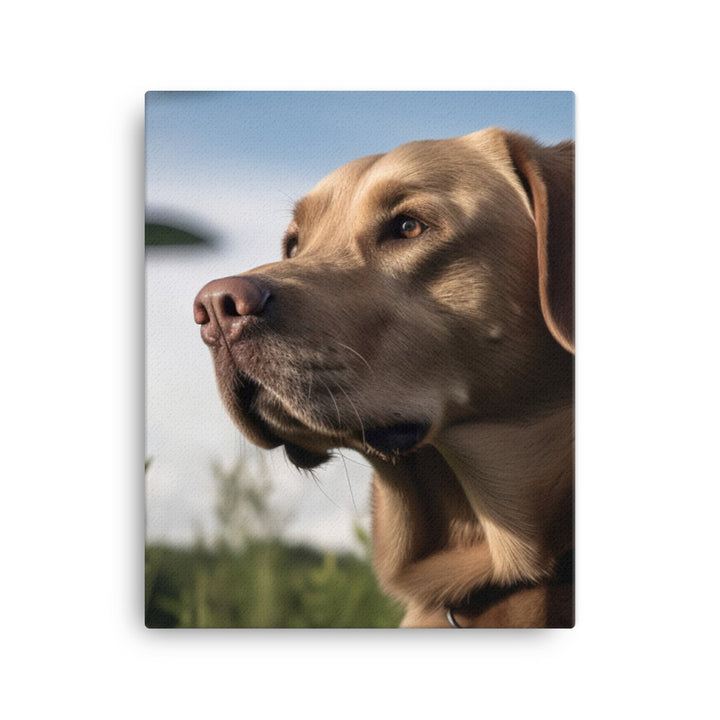 Weimaraner Canvas - PosterfyAI.com