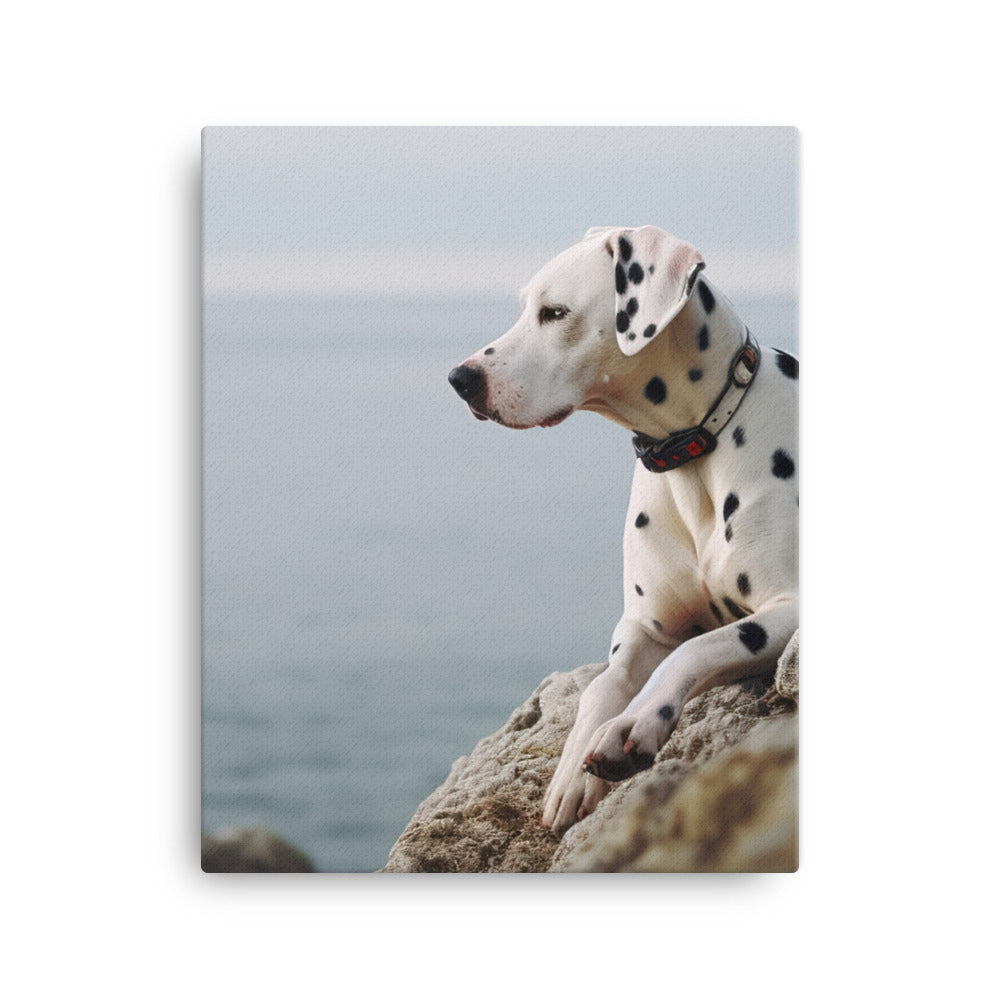 Dalmatian Daydream Canvas - PosterfyAI.com