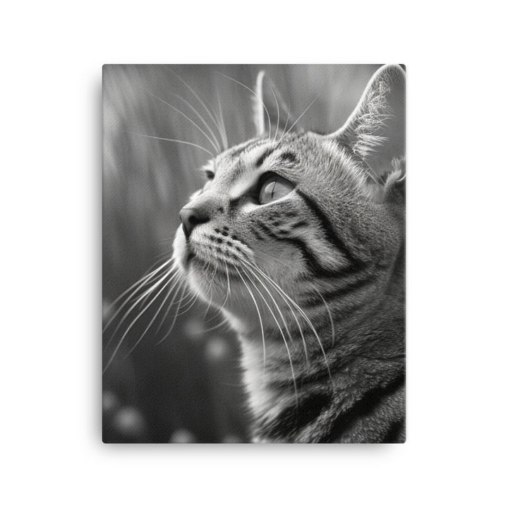 Egyptian Mau Cat Canvas - PosterfyAI.com