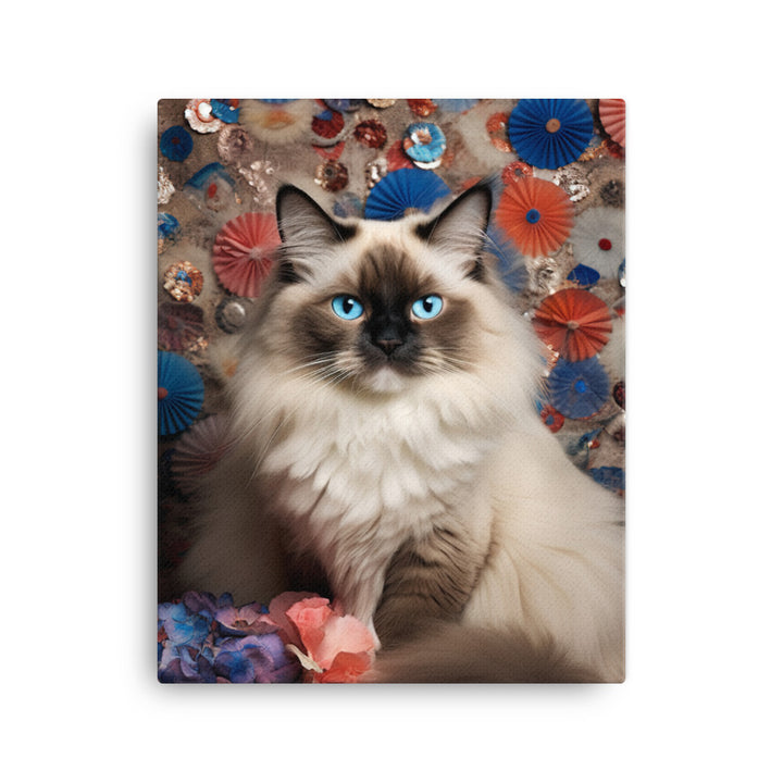 Ragdoll in Wonderland Canvas - PosterfyAI.com