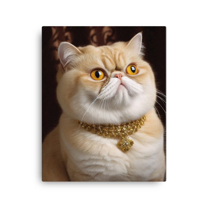 Elegance of Exotic Shorthair Adults Canvas - PosterfyAI.com