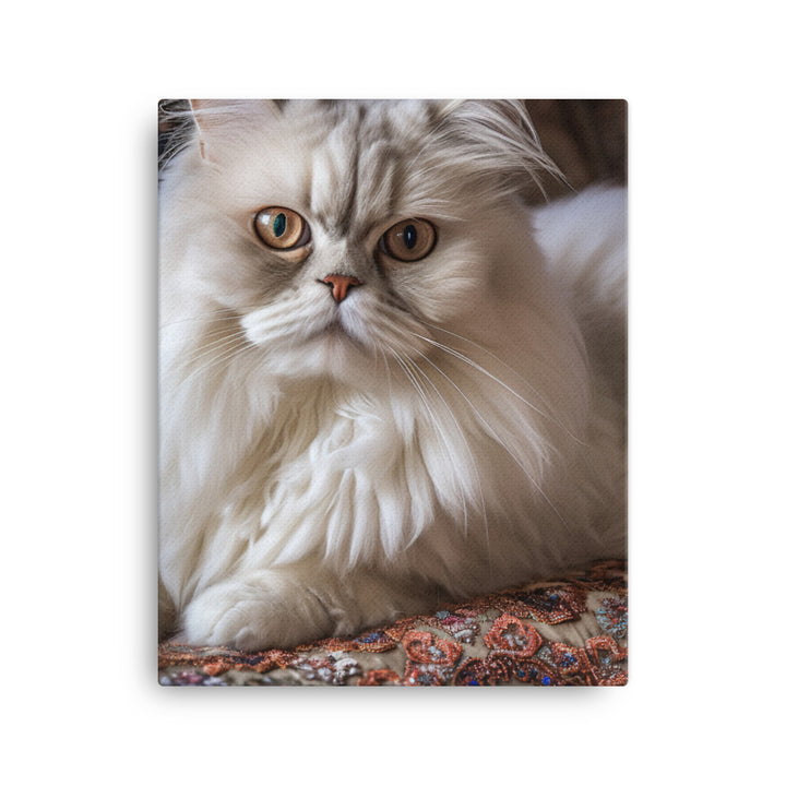 Glamorous Persian Portrait Canvas - PosterfyAI.com