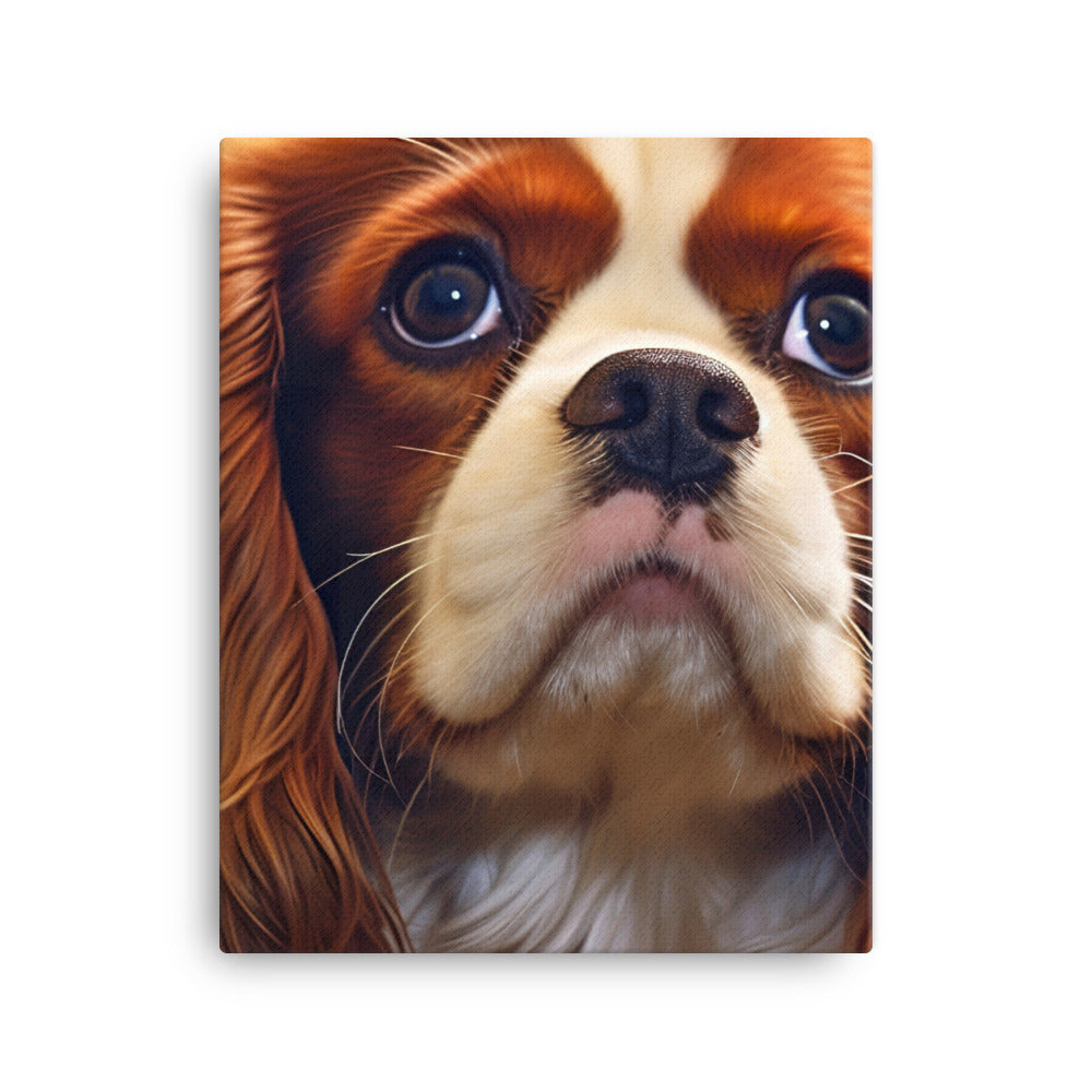 Cavalier King Charles Spaniel Canvas - PosterfyAI.com