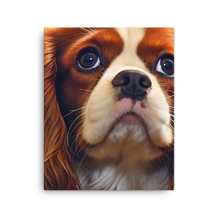 Cavalier King Charles Spaniel Canvas - PosterfyAI.com