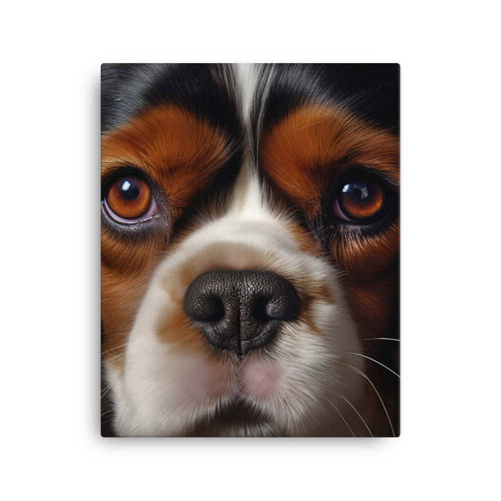 Cavalier King Charles Spaniel Canvas - PosterfyAI.com