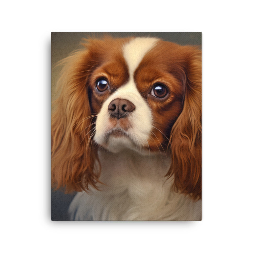 Cavalier King Charles Spaniel Canvas - PosterfyAI.com