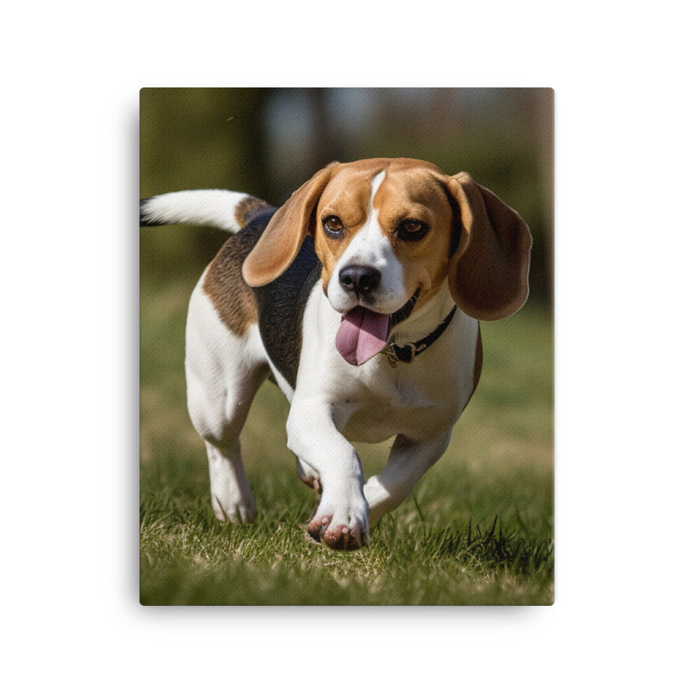 A day in the park with my Beagle Canvas - PosterfyAI.com