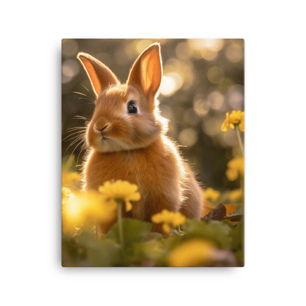Irresistible Cinnamon Cuteness Canvas - PosterfyAI.com