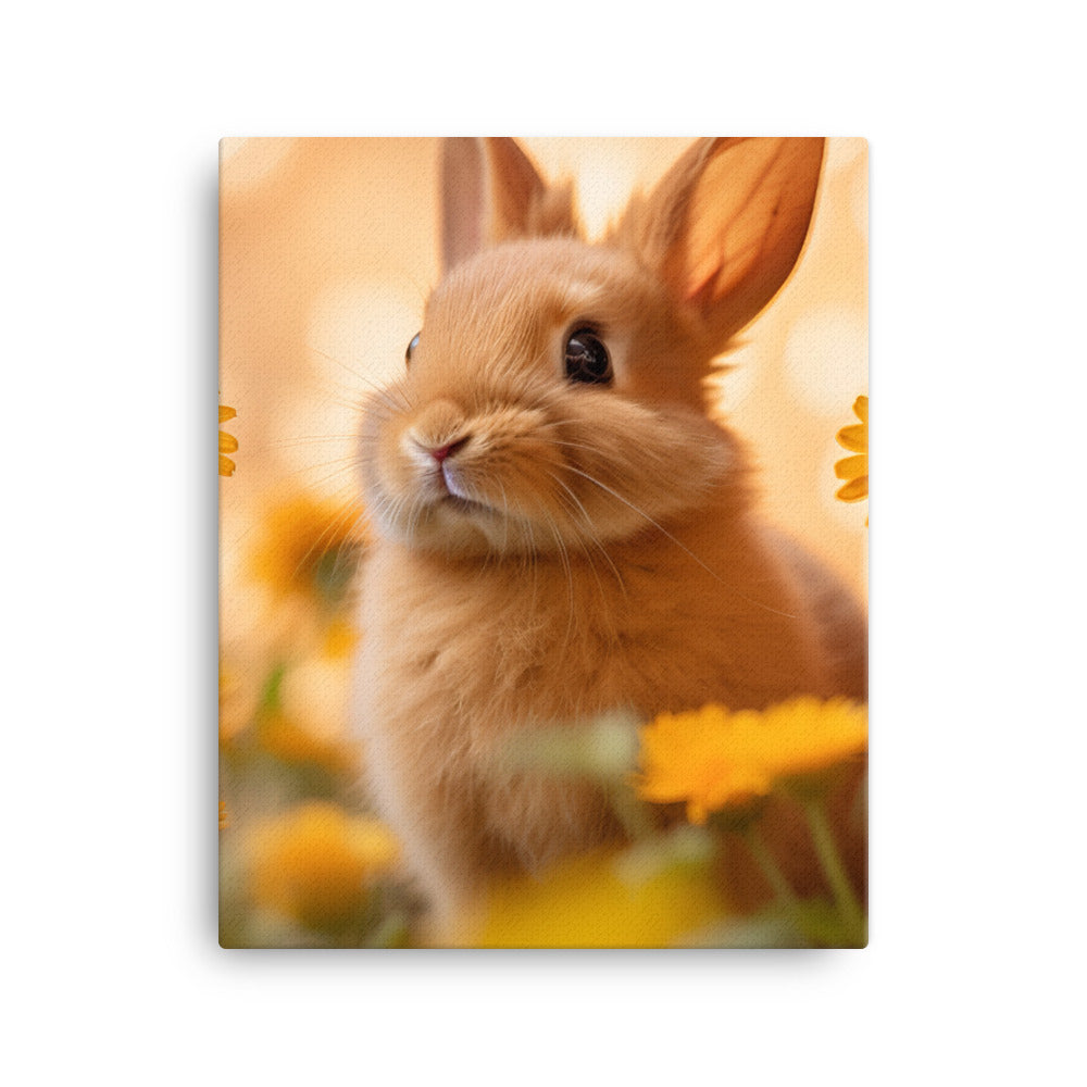 Irresistible Cinnamon Cuteness Canvas - PosterfyAI.com