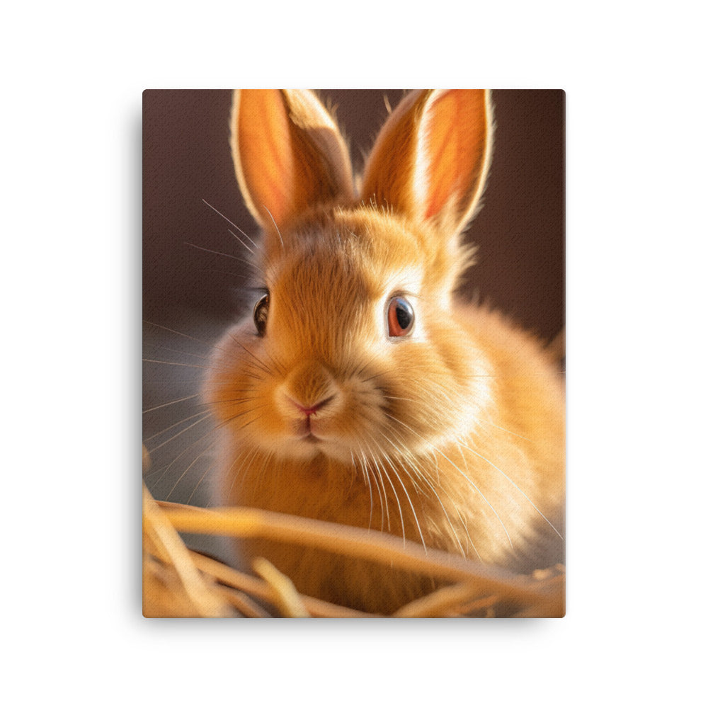 Charming Cinnamon Companion Canvas - PosterfyAI.com