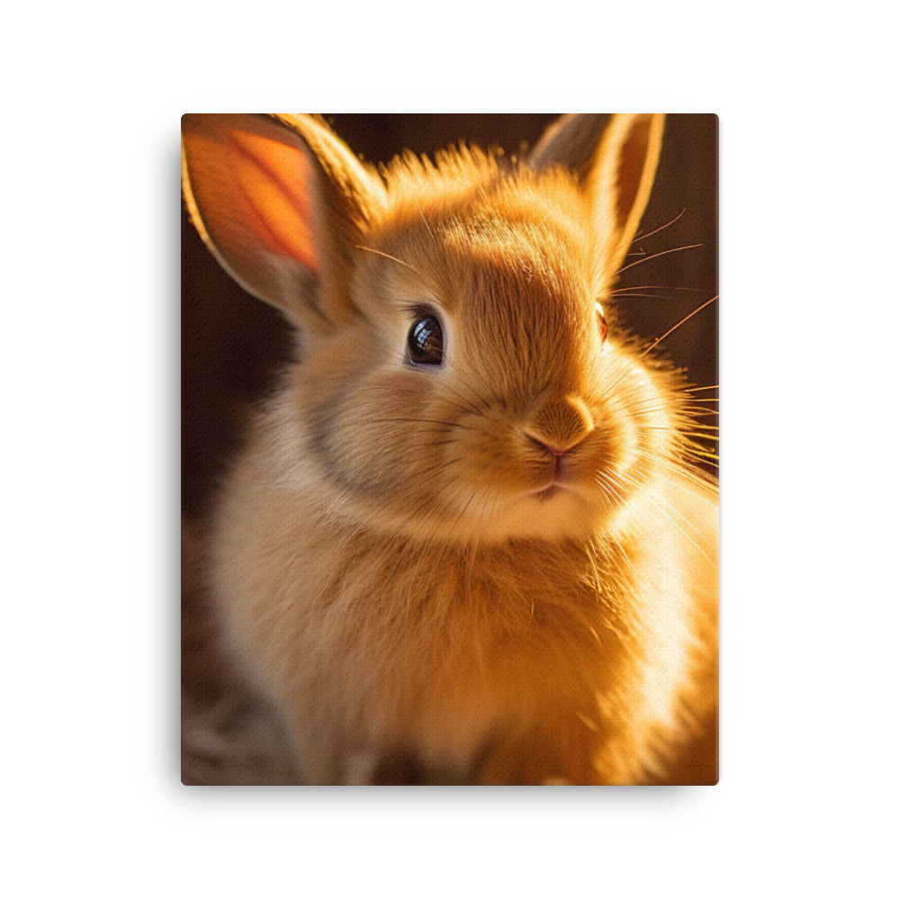 Adorable Cinnamon Fluffball Canvas - PosterfyAI.com
