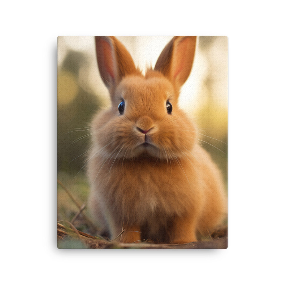 Adorable Cinnamon Fluffball Canvas - PosterfyAI.com