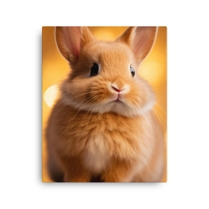 Adorable Cinnamon Fluffball Canvas - PosterfyAI.com