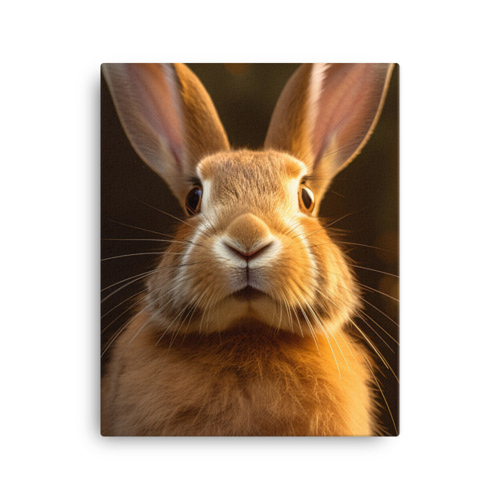 Beveren Bunny Canvas - PosterfyAI.com