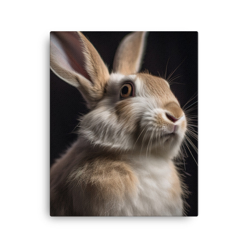 Beveren Bunny Canvas - PosterfyAI.com