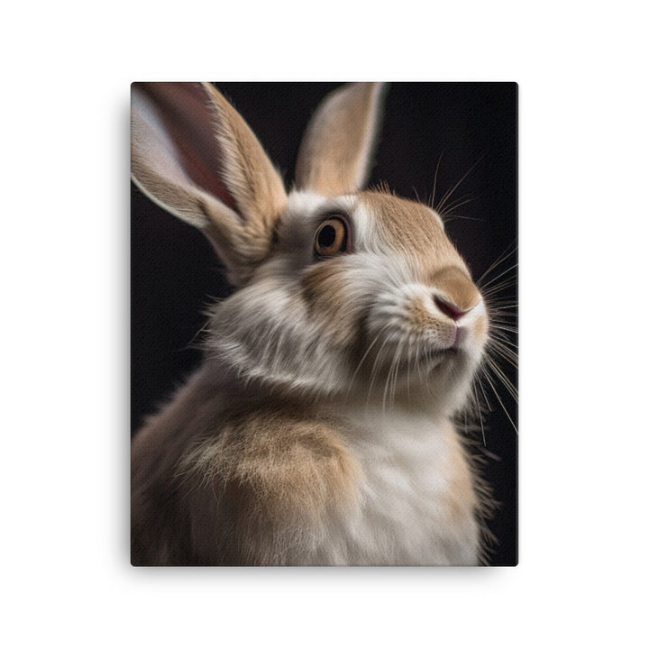 Beveren Bunny Canvas - PosterfyAI.com