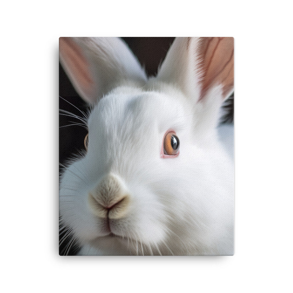 Florida White Bunny Canvas - PosterfyAI.com