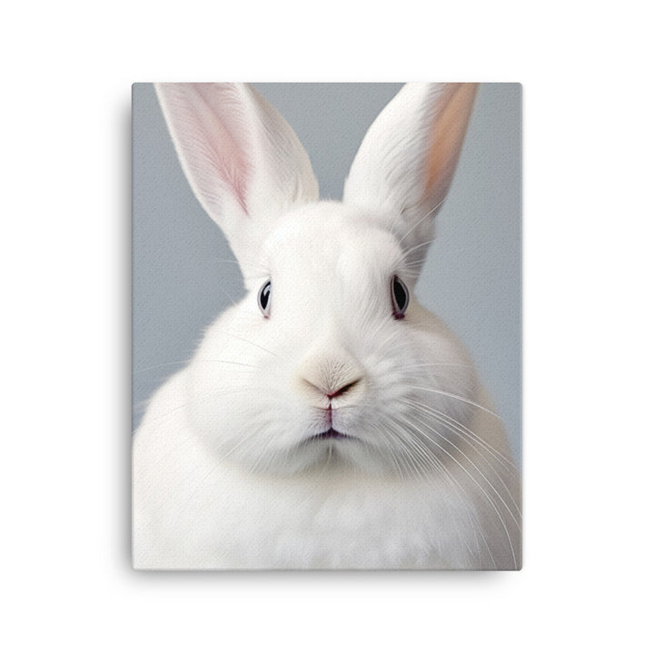 Florida White Bunny Canvas - PosterfyAI.com