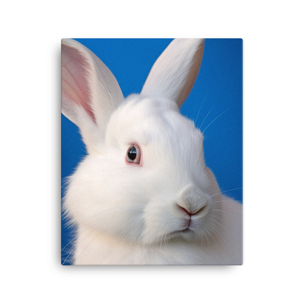 Florida White Bunny Canvas - PosterfyAI.com