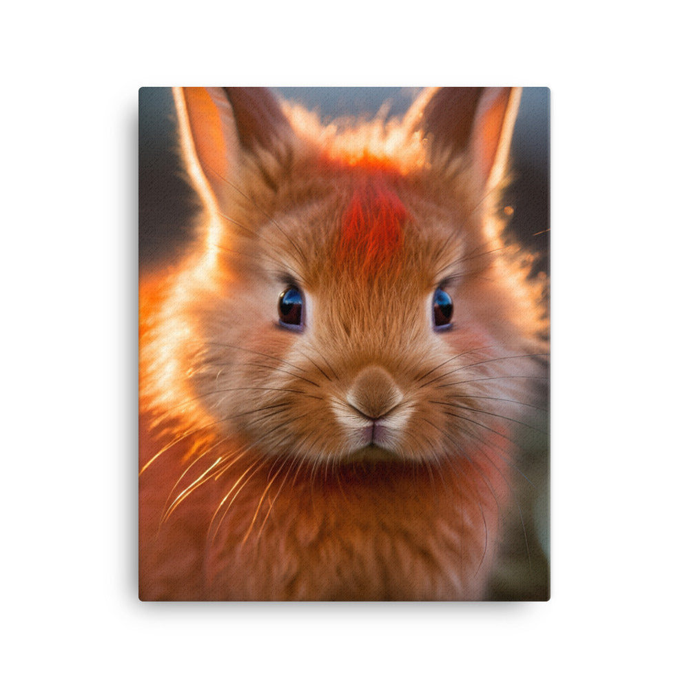 Adorable Thrianta Bunny Canvas - PosterfyAI.com