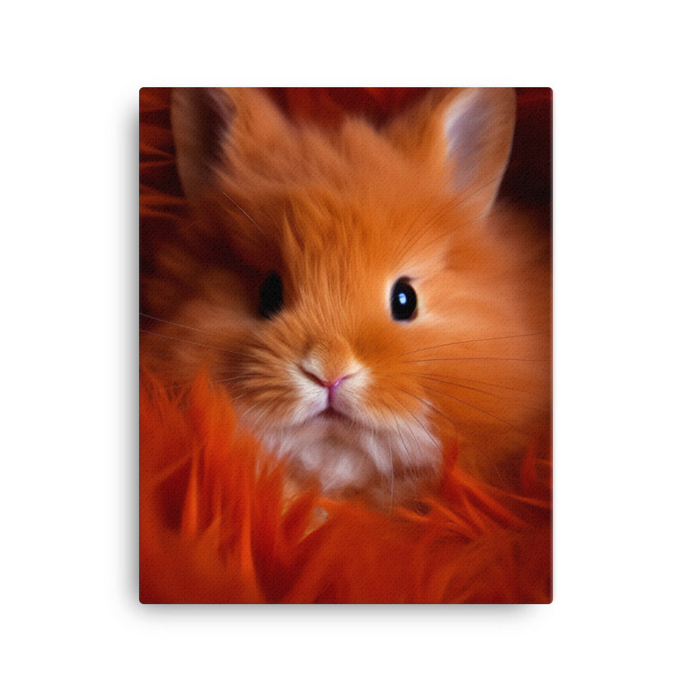 Adorable Thrianta Bunny Canvas - PosterfyAI.com