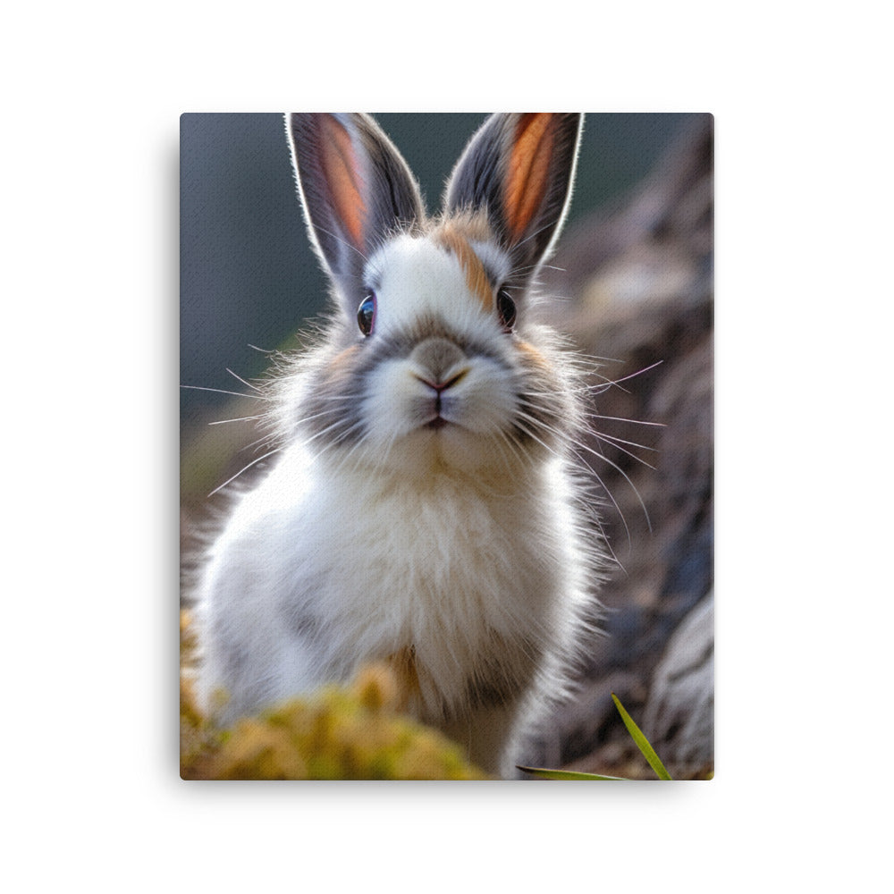 Adorable Himalayan Bunny Canvas - PosterfyAI.com