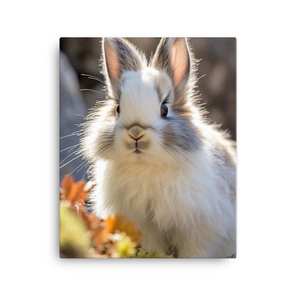 Adorable Himalayan Bunny Canvas - PosterfyAI.com