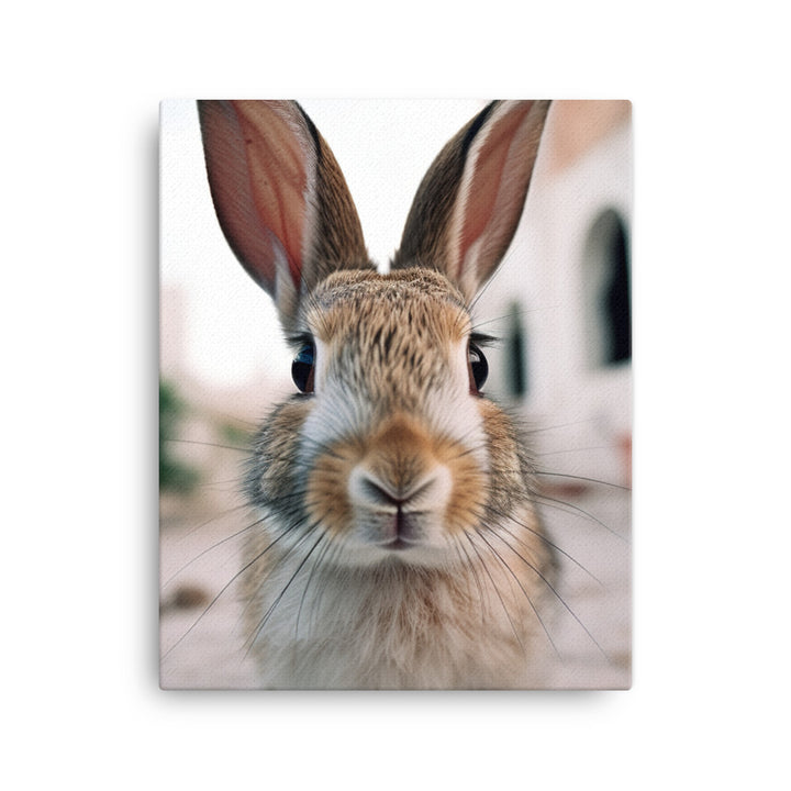 Charming Havana Bunny Canvas - PosterfyAI.com