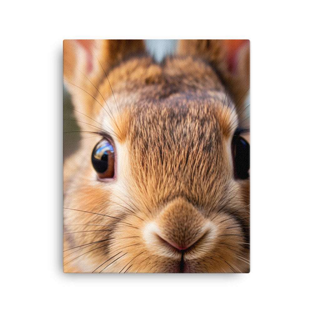 Charming Havana Bunny Canvas - PosterfyAI.com