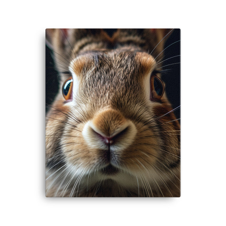 Charming Flemish Giant Bunny Canvas - PosterfyAI.com