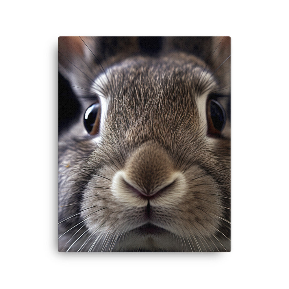 Charming Britannia Petite Bunny Canvas - PosterfyAI.com