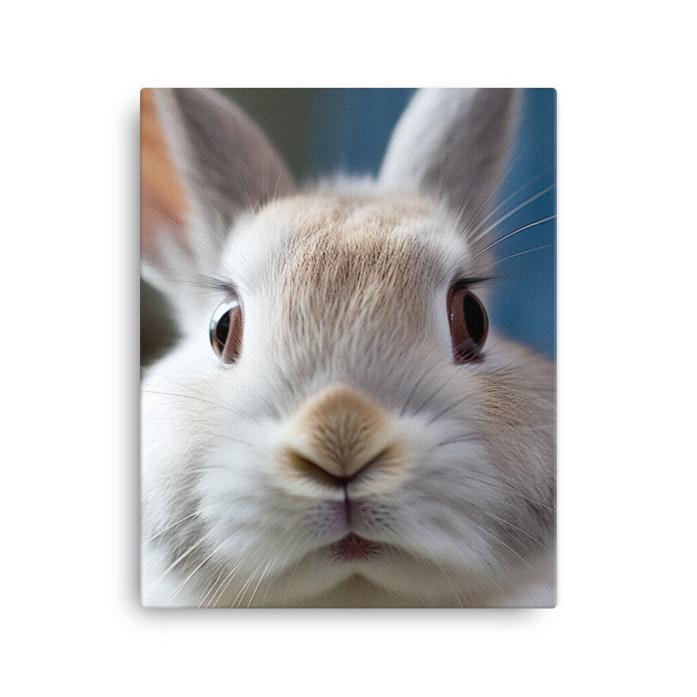 Charming Britannia Petite Bunny Canvas - PosterfyAI.com