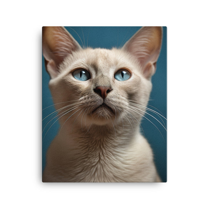 Charm of Tonkinese Kitten Canvas - PosterfyAI.com