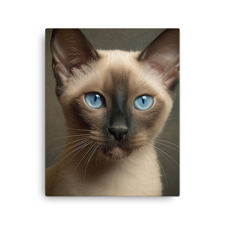 Charm of Tonkinese Kitten Canvas - PosterfyAI.com
