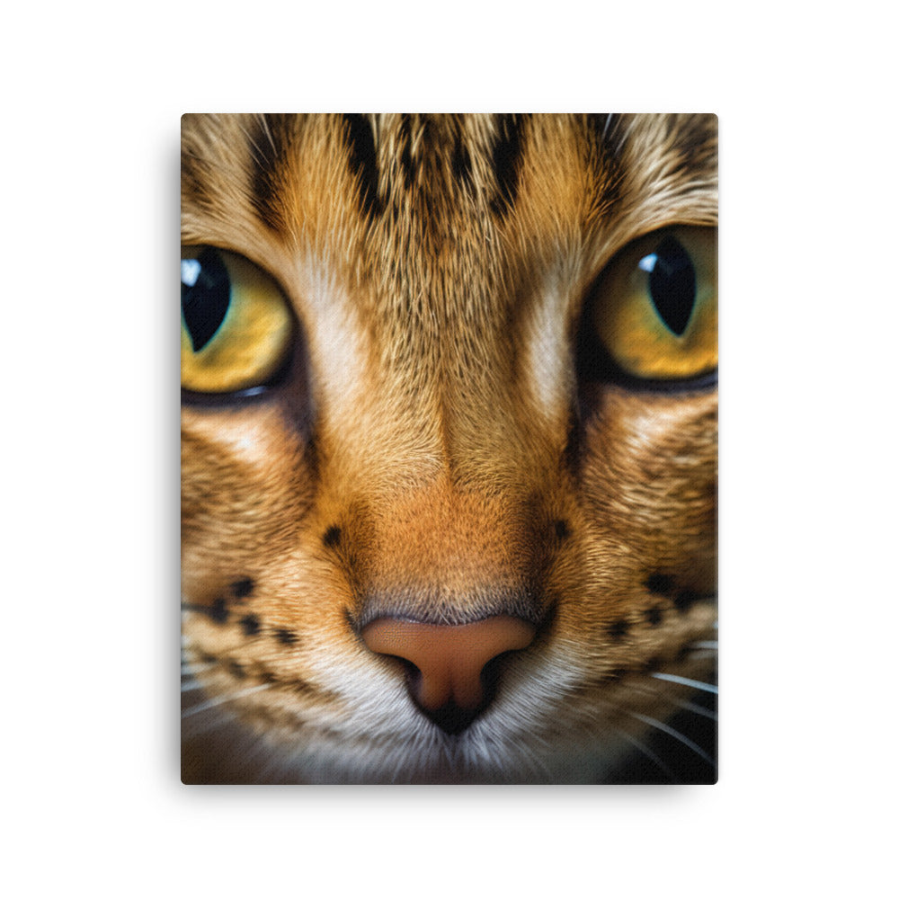 Ocicat Kitten Canvas - PosterfyAI.com
