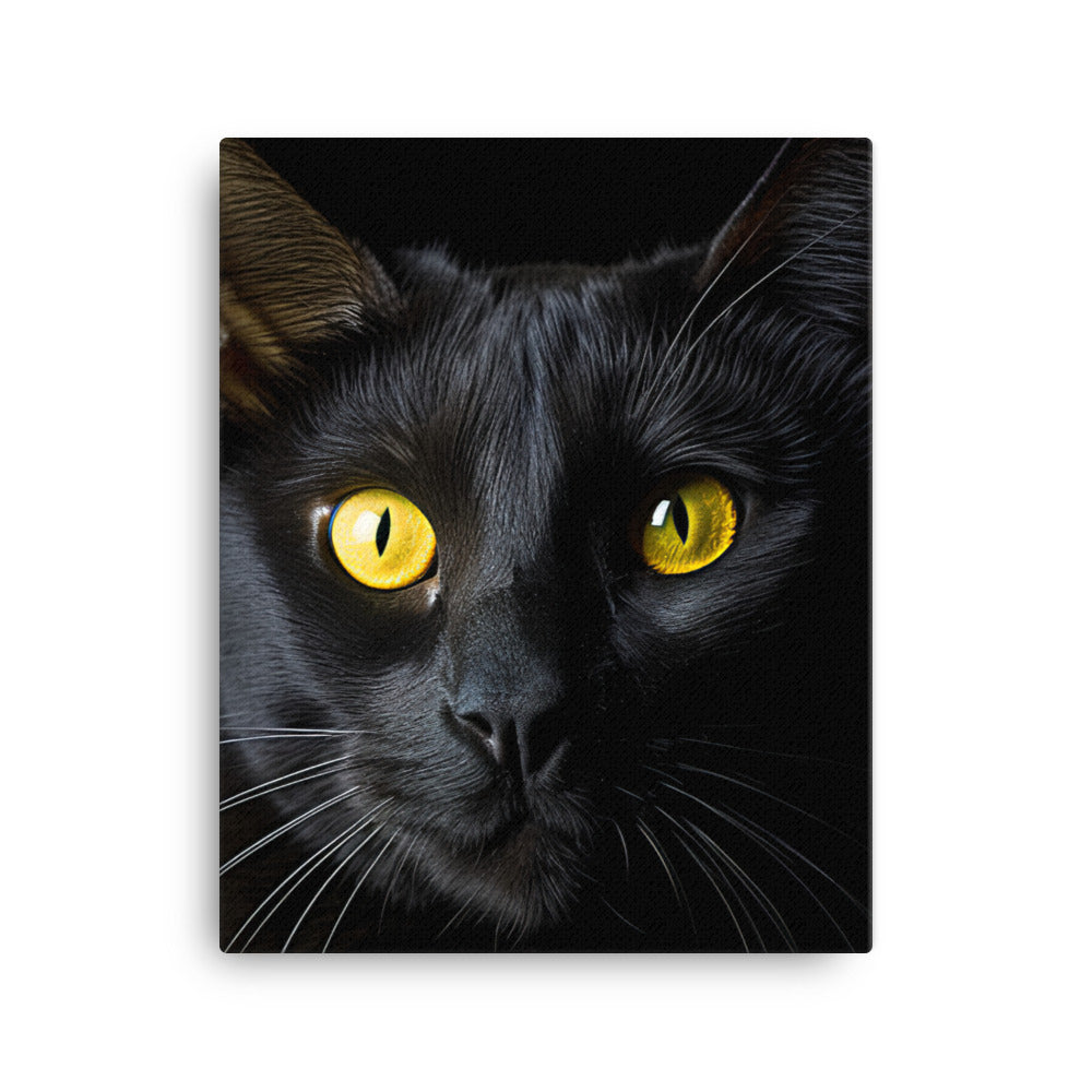 Bombay Cat in Stunning Detail Canvas - PosterfyAI.com