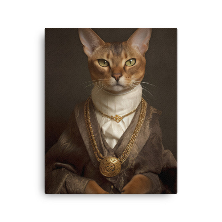 Abyssinian Cat Canvas - PosterfyAI.com