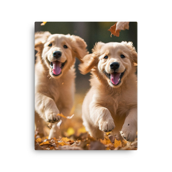 Golden Retriever Canvas - PosterfyAI.com