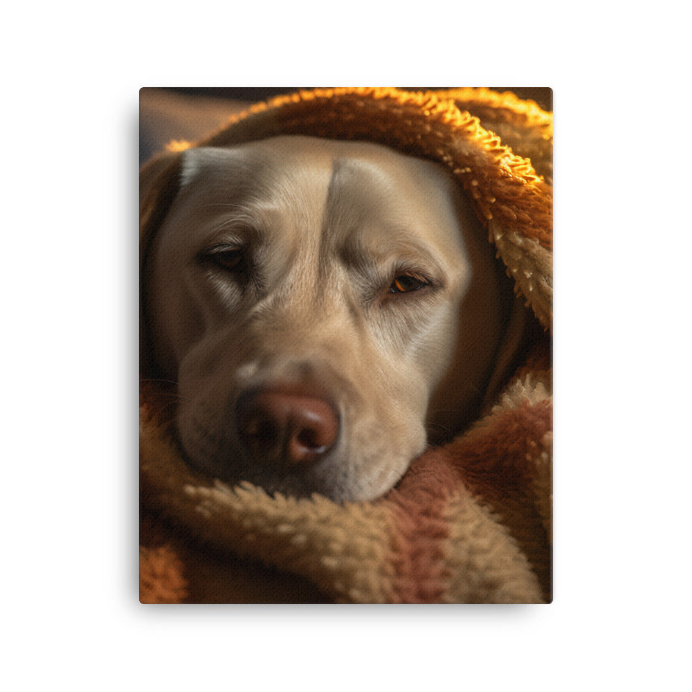 Labrador Retriever Canvas - PosterfyAI.com