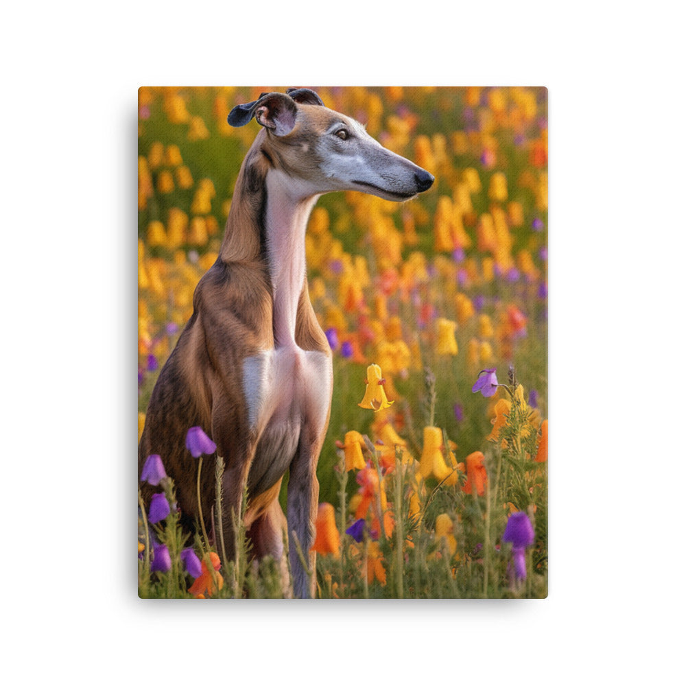 Greyhound Canvas - PosterfyAI.com