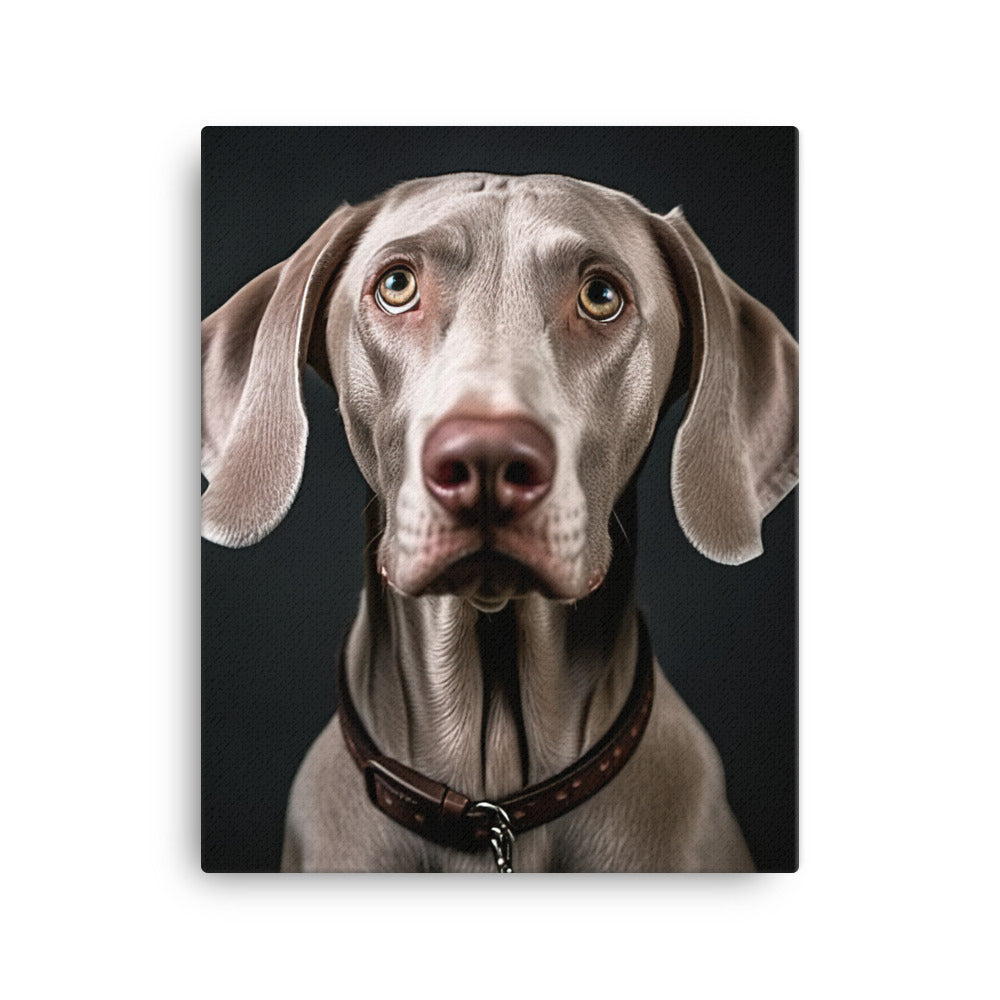 Weimaraner Canvas - PosterfyAI.com